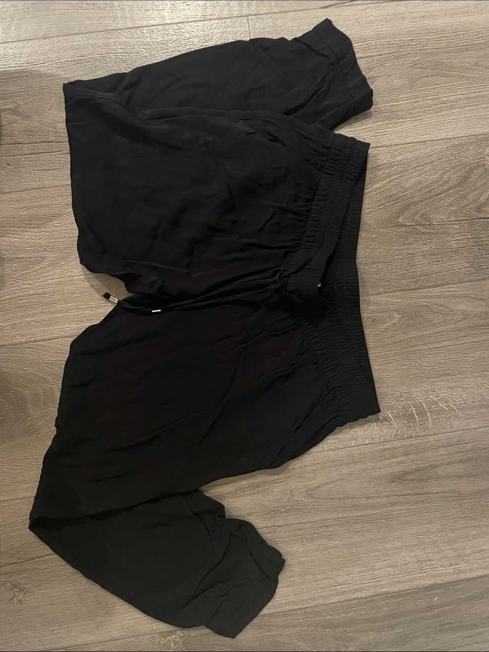 Old Navy Black Elastic Pants